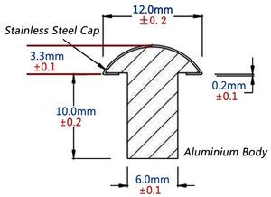 Çin perçin üreticileri ile alüminyum perçin paslanmaz çelik kapak tencere - Product Image 2