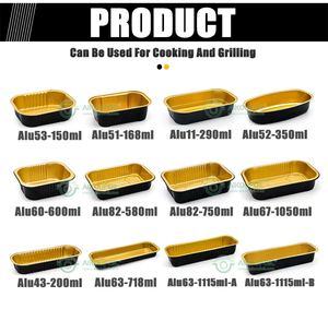 Populaire producten <span class=keywords><strong>2026</strong></span> Wegwerp voedselcontainers groothandel aluminiumfolie afhaallocaties voor catering - Product Image 5
