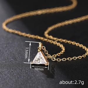 Collar de Gargantilla Geométrico Triangular para Mujer, Joyería Minimalista de Moda para Uso Diario - Product Image 6