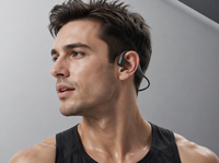 Headphone Nirkabel T08 Bone Conduction 5.3 Open Ear dengan Pengisian Daya Tipe-C, Cocok untuk Berlari dan Bersepeda