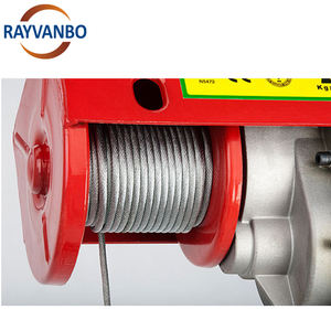 รอกไฟฟ้าขนาดเล็ก200กก. 300กก. 500กก. เชือกลวด PA 110V 220V สภาพใหม่ยกโลหะรอกมอเตอร์ตลับลูกปืนเกียร์ - Product Image 3