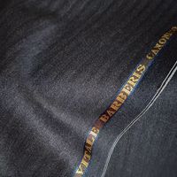 Tissu de costume TR tissé biologique très demandé, avec lisière anglaise, élastique, teinture réactive, doublure personnalisée pour vêtements de travail et uniformes scolaires