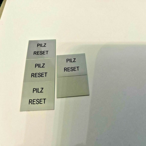 Plc Reset Process Control Lels Silver Black <strong>Lend</strong> 27*18 1 Off Lel for Warranty Product - Product Image 1
