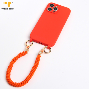 <span class=keywords><strong>Coque</strong></span> de téléphone en Silicone de haute qualité <span class=keywords><strong>avec</strong></span> sangle élastique pour <span class=keywords><strong>iPhone</strong></span> 15 CrossBody collier lanière <span class=keywords><strong>cordon</strong></span> de protection - Product Image 5