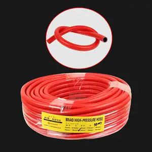 Red High-pressure Explosion-proof Rubber Hoses For Water Oxygen Methanol Urea Pipelines