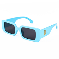 Design sens personnalité niche lunettes de soleil hommes et femmes cadre carré tout simple sens senior lunettes de soleil Han BO 86774