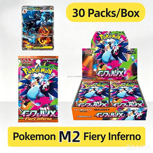 Boîte de boosters Pokémon TCG Inferno X M2 Version japonaise Mega Charizard X – Collection de cartes à collectionner – Pack de boosters en gros - Product Image 5