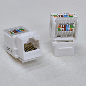 Conector de Red RJ45 CAT6 Keystone Jack sin Herramientas, Adaptador sin Perforación, Módulo Keystone, Acoplador de Red CAT6 - Product Image 2