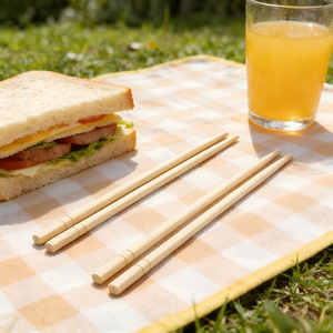 สินค้า<span class=keywords><strong>ขาย</strong></span>ดีประจำปี 2025 ตะเกียบไม้ไผ่แบบใช้แล้วทิ้งรูปทรงกลม ราคาประหยัด เป็นมิตรกับสิ่งแวดล้อม เหมาะสำหรับบริการจัดส่งอาหารและอาหารแบบกลับบ้าน - Product Image 2