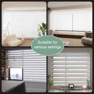 Persianas Enrollables Motorizadas Eléctricas Inalámbricas Integradas Horizontales de <span class=keywords><strong>Tela</strong></span> Opaca con Características Anti-UV e Impermeables <span class=keywords><strong>para</strong></span> Uso en Oficinas - Product Image 6