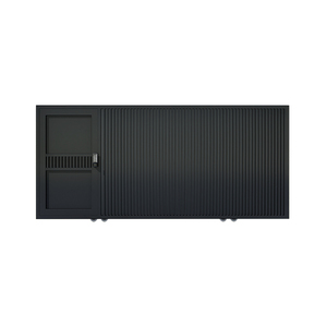 Porte coulissante et <span class=keywords><strong>portail</strong></span> en alliage d'aluminium <span class=keywords><strong>pour</strong></span> cour de villa - Contrôle manuel, design moderne, durable, pièces de rechange gratuites, conception de modèle 3D - Product Image 5