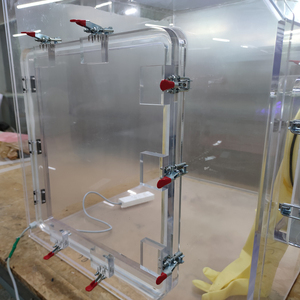 Transparent Acrylic Glove Box Testing Equipment, Large Organic Glass Experimental Instrument, Sealed Box - Product Image 3