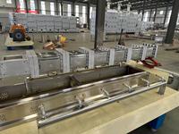Ligne de production d'extrusion de riz fortifié à double vis avec moteur/moteur, acier inoxydable de qualité alimentaire, capacité de 100 à 1000 kg/h