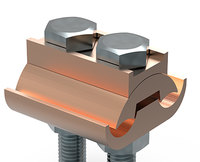 Connecteur de fil à rainure parallèle en cuivre JbtL Series Mini Clamp PG Series Bolts Clamps