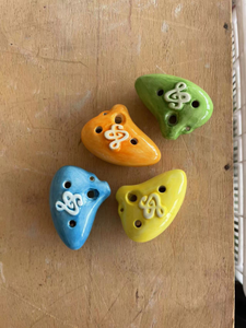 Jouet éducatif pour enfants Vente en gros <span class=keywords><strong>Instrument</strong></span> de musique flûte Ocarina en céramique 6 trous 12 trous - Product Image 2