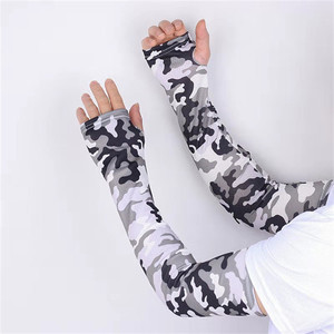 2024 Custom Logo Design Printing Multifunctional Polyester Silk Sports Arm <b>Gloves</b> for Golf Driving - Product Image 4