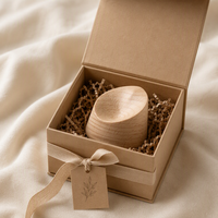 Diffuseur d'huiles essentielles en bois massif écologique, diffuseur portable en bois de hêtre pour aromathérapie automobile, artisanat sans couture, OEM/ODM