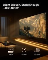 XGIMI MoGo 2 Pro (Nouveau) Projecteur portable de cinéma maison 1080P avec haut-parleurs intégrés |   430 Lumens Google TV Netflix WiFi pour