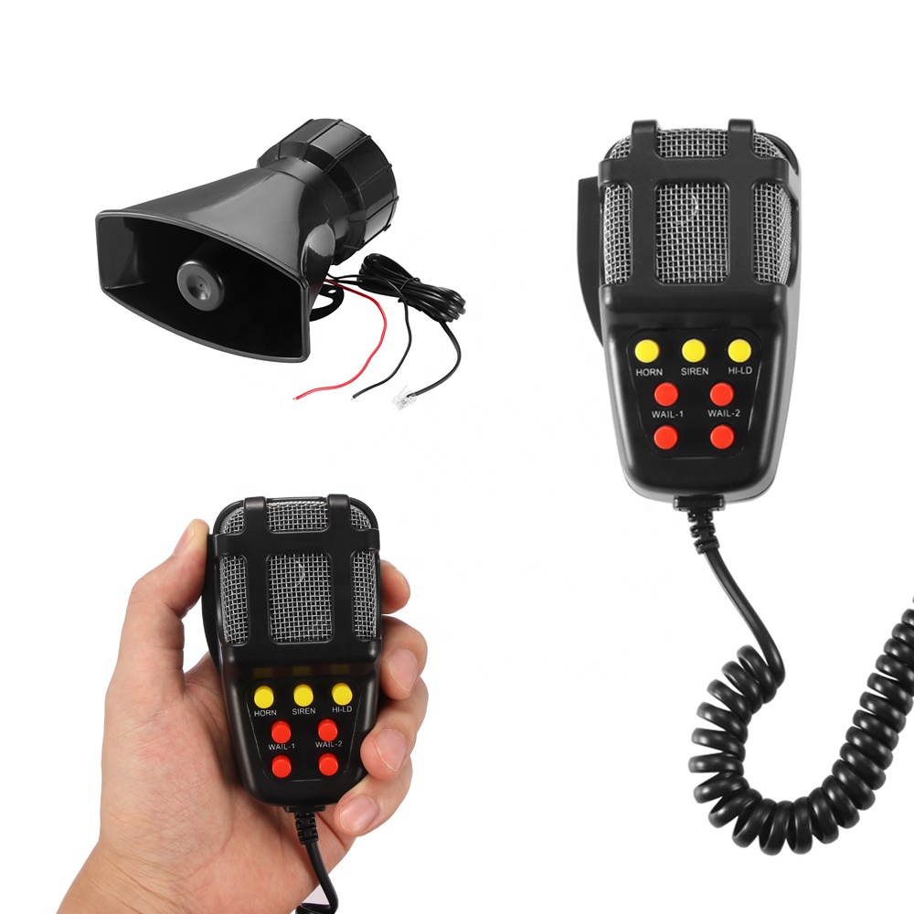 7 звуковой сигнал AC/DC 12V 100W автомобильный гудок с громким сирены мотоцикла грузовой автомобиль предупреждающий сигнал тревоги Громкий Динамик Звуковой сигнал