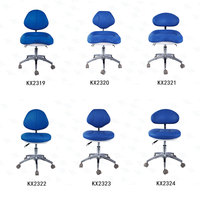 Tabouret d'assistant de médecin dentaire le plus populaire Chaise mobile à hauteur réglable pour médecin