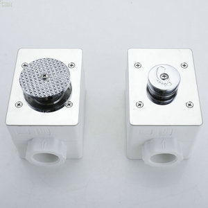 PPR giấu công cộng trực tiếp ngồi xổm trong tường chân đạp nhà vệ sinh đẩy flusher Đỏ bừng van tay kiểm soát nhà vệ sinh tuôn ra van - Product Image 6