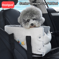 Lit de voyage portable pour animaux de compagnie en tissu pour petits chiens et chats, tapis pour console centrale de siège avant, toutes saisons