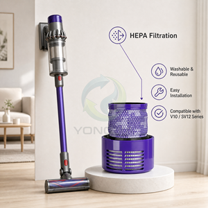 OEM/ODM SuzhouYJ Venta al por Mayor Aspiradora de Fibra Ecológica <span class=keywords><strong>V10</strong></span> con Batería y <span class=keywords><strong>Filtro</strong></span> Trasero para Uso Doméstico Compatible con Dys-ons - Product Image 5