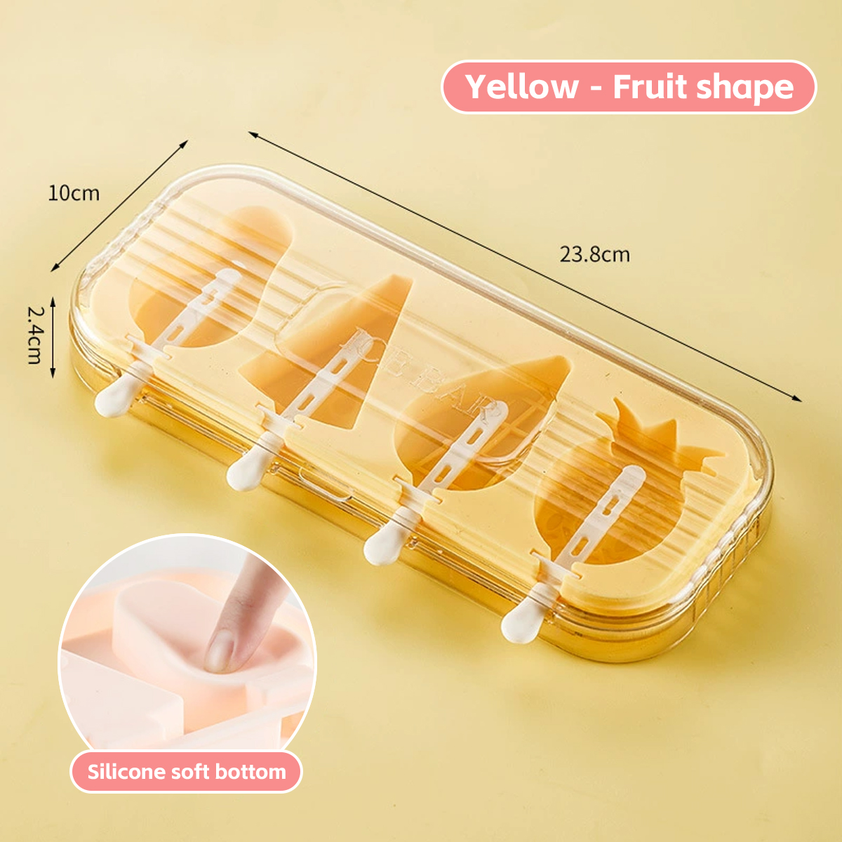 รูปทรงผลไม้สีเหลือง