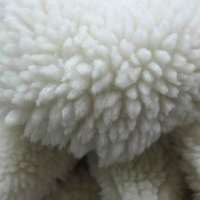 Tissu en fourrure sherpa 100% polyester, largeur 1,6 m, pour doublure, tissu d'hiver