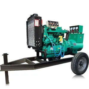 Roest Proof Denyo Ontwerp Super Stille 125kva Diesel Generator Set 100kw Power Generator Gemaakt In China