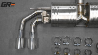 Système d'échappement Catback Valvetronic SS304 pour Volkswagen Golf 7 R 7.5 R 2.0T 2014-2018, tuyau de silencieux arrière intermédiaire