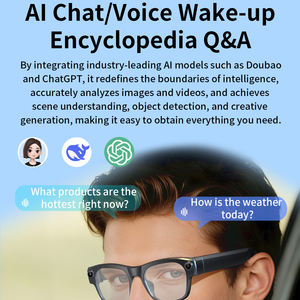 Lunettes Intelligentes Nouvelle Génération SG02 avec Caméra 800W, Vidéo, Traduction IA, Reconnaissance, Appel ChatGPT et Casque Portable - Product Image 3