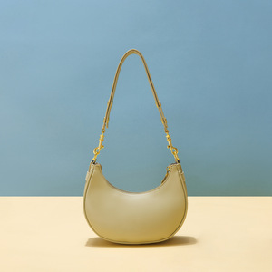 Bolso de Hombro de Cuero Suave de Diseño Francés, Tamaño Pequeño, Promocional, para Chicas, Estilo Dumpling Moon, Bolso de Mujer Tanjing - Product Image 3