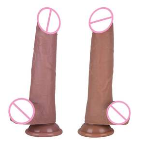 Dildo géant à double couche de 8,6 pouces - Texture réaliste en silicone liquide, pénis artificiel, jouet sexuel sûr pour le corps, vente en gros pour femmes - Product Image 1