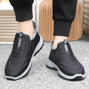 Bottes d'Hiver Thermiques Imperméables Lumineuses pour Hommes, Doublure Polaire, Chaussures de Neige Antidérapantes, Semelle Confortable, Marche, Mode, Coton Froid - Product Image 5