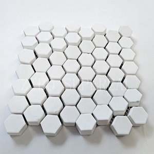 Revestimiento Cerámico de Alúmina de Alta Resistencia al Impacto, 92% Al2O3, Placa Hexagonal de Cerámica de Alúmina - Product Image 2