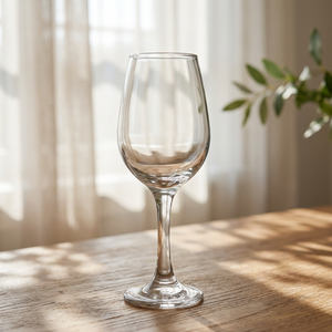 Verre à vin classique moderne et créatif, soufflé à la main, transparent, 410 ml, pour la maison, les fêtes, vente en gros - Product Image 4