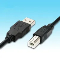 Kabel Printer USB Kabel Data Printer USB 2.0 Hitam Kabel Printer USB Persegi 1,5 Meter