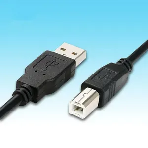 Câble d'<span class=keywords><strong>imprimante</strong></span> <span class=keywords><strong>USB</strong></span>, câble de données d'<span class=keywords><strong>imprimante</strong></span> <span class=keywords><strong>USB</strong></span> 2.0, câble d'<span class=keywords><strong>imprimante</strong></span> <span class=keywords><strong>USB</strong></span> carré noir, 1,5 mètre - Product Image 2