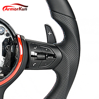 Volant sport en cuir perforé avec garniture rouge pour BMW E60 E90 F20 F30 F10 F25 E/F Chassis Upgrade