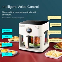Four à Friture à Air Chaud Numérique Multifonction 1000W 4L, Contrôle Tactile Intelligent, Contrôle par Application, Acier Inoxydable, Usage Domestique et Extérieur