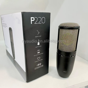 Microphone à condensateur de qualité professionnelle P220, portable, pour l'enregistrement de podcasts, la diffusion en direct, l'enseignement en ligne, les applications en studio - Product Image 5