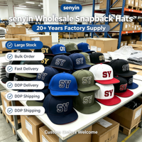 Casquettes Snapback personnalisées avec logo, multicolores, 6 panneaux, visière plate, réglables, style hip-hop, vente en gros
