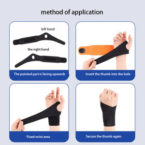 Muñequeras de levantamiento de pesas ajustables personalizadas, soporte de gimnasio, bandas para el sudor, muñequeras de Fitness para un rendimiento mejorado - Product Image 5