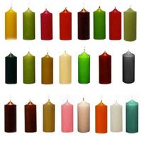 Junda lilin pilar 10x H30 cm lilin pilar pegas lilin pilar bunga