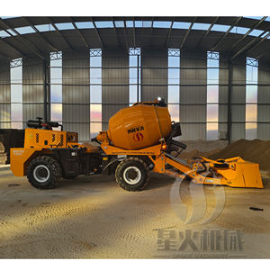 Бетономешалка 3 м3, самозагружающая Бетономешалка в Дубае, 4 колеса, объемный самозагружающий грузовик, Бетономешалка - Product Image 4