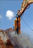 Principe de fonctionnement du cale-pierre Rock Buster : combiner perceuse électrique et séparateur de roche hydraulique avec équipement de forage pour carrières et mines