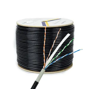 Supply Quality Copper/BC/CCA Core Wire 23awg Lan SFTP Cat6 Cable Outdoor Lan Cable