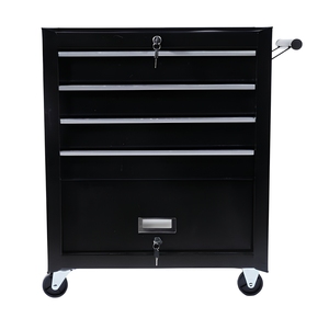 <b>Tool</b> Cabinet 68cm X 70cm X 118cm With 5 Drawers Keyed Lock Industrial Workshop Storage <b>Cart</b> With Wheels And Push Handle - Product Image 1