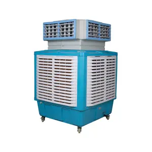 Floor Standing Outdoor And Indoor Large Water Tank Capacity Evaporative Air Industrial Cooler AC/ DC Air Cooler Fan